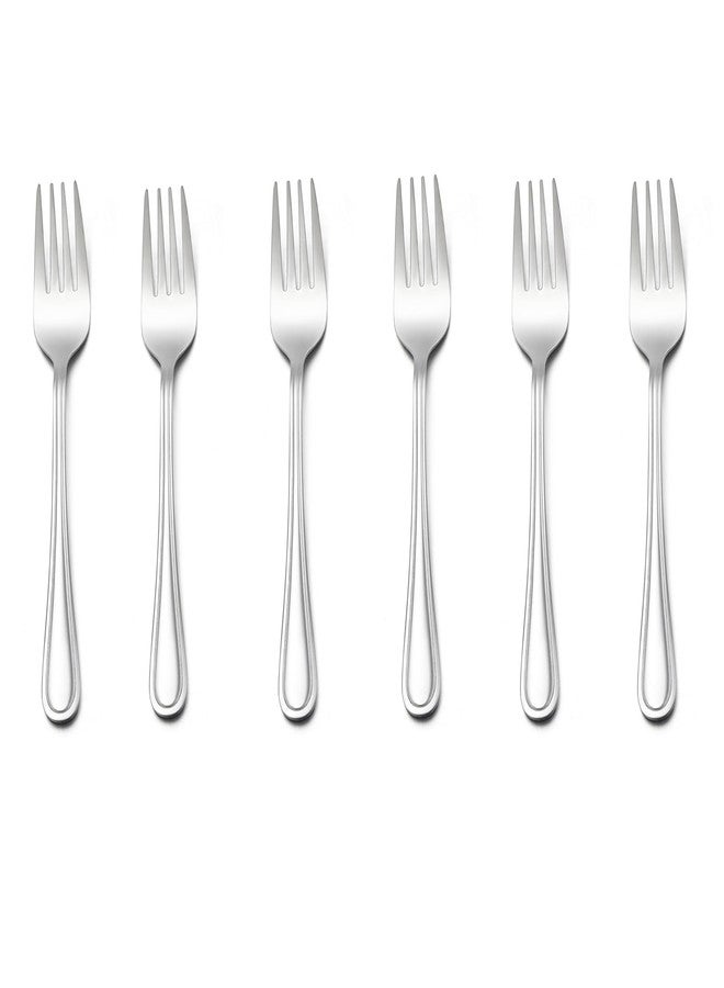 LIANYU 6-Piece Toddler Utensils Forks, Kids Silverware Forks for 2-10 Year Old, Children Cutlery Flatware Set, Kids Child Utensils for Home Preschools, Dishwasher Safe - Image 1